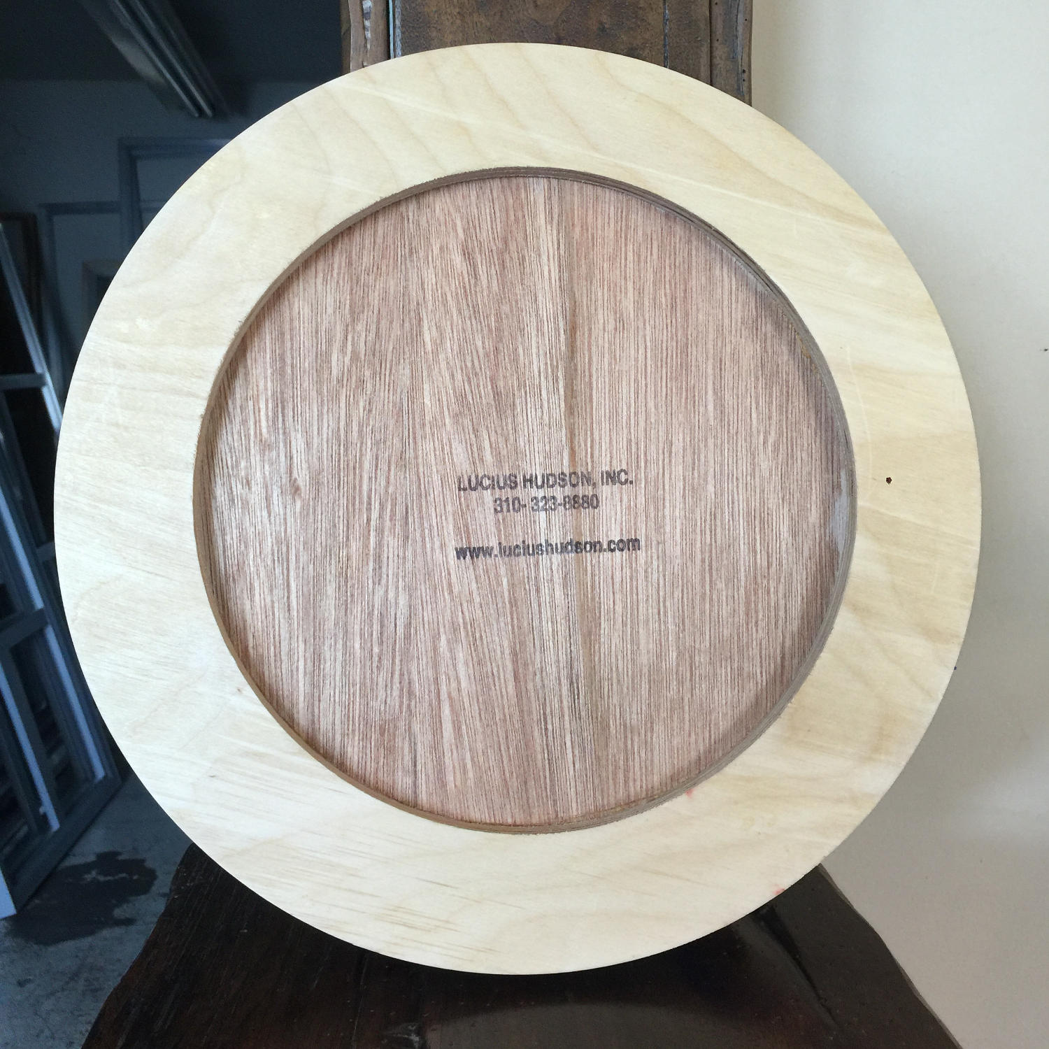 Round Wood Panel 01 - Lucius Hudson